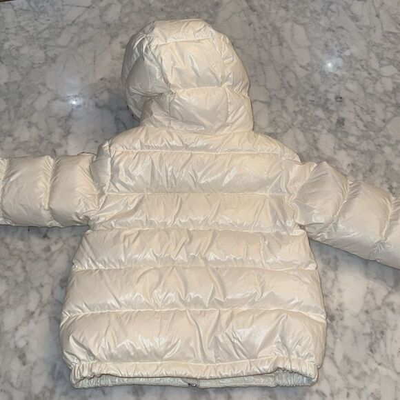 MONCLER WHITE UNISEX HOODED DOWN JACKET 3Y - Picture 3 of 17